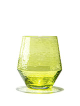 BIG BOW Set of 10  - Sparkling HANDBLOWN Stemless Glassware