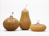 Wheat - Opaque Set Pumpkin with Tealight