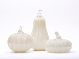 Cottonwood - Opaque Set Pumpkin with Tealight