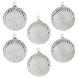 Clear Handblown Glass Ornament