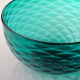 Sea Green Diamond Cut Bowl