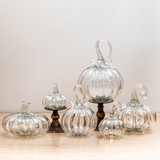 Phantom | Signature | Handblown Glass Pumpkin w/Tealight