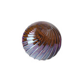 Metallic Violet Amber Ornament