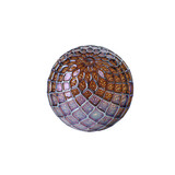 Metallic Violet Amber Ornament