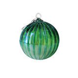 Metallic Green Blue Ornament