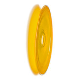 Bright Yellow Spiral Rondel