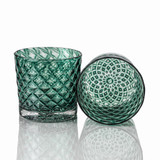 Deep Pine Mindala Glass