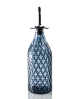 Slate Blue Diamond Cut Bottle