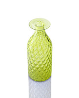 Lime Diamond Cut Bottle