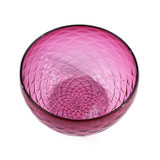 Pomegranate Pink Diamond Cut Bowl