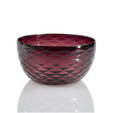 Bordeaux Diamond Cut Bowl