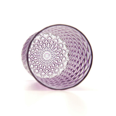 Lavender Mandala Glass