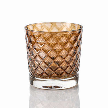 Light Brown Sugar Mindala Glass