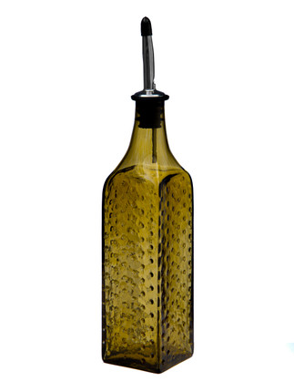 Manzanilla Hobnail Handblown Bottle