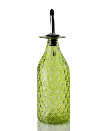 Lime Diamond Cut Bottle