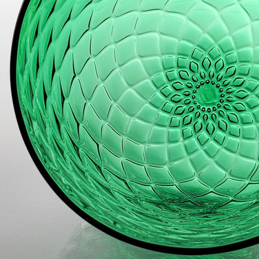 Spearmint Diamond Cut Bowl