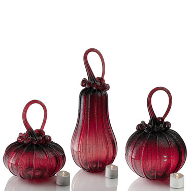 Ilona -- Velvet Glass Set with Tealights