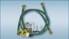 Waterbed dual mattress hose kit with Y-adapter