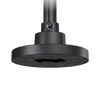 Clinton, Camera Pole Universal Pendant Mount Plate, 4.75" Dia., Black