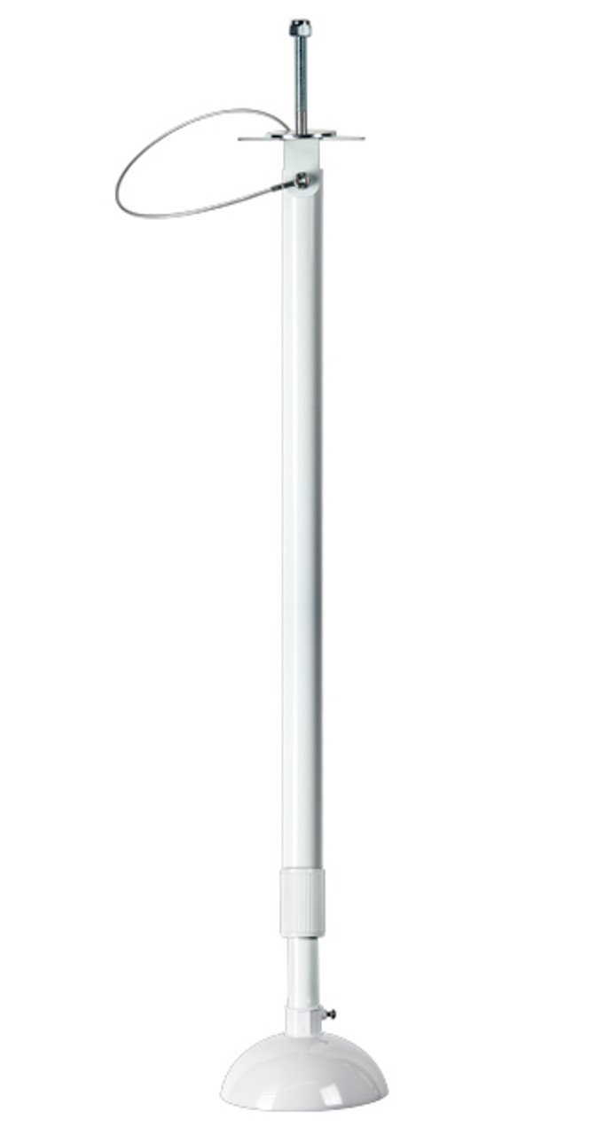 CECP12W 6'12' Telescoping Camera Pole In White