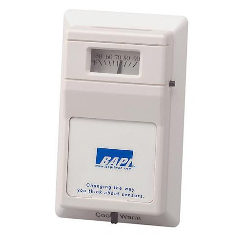 BAPI Wall Plate Temperature Sensor, 10K3 Thermistor