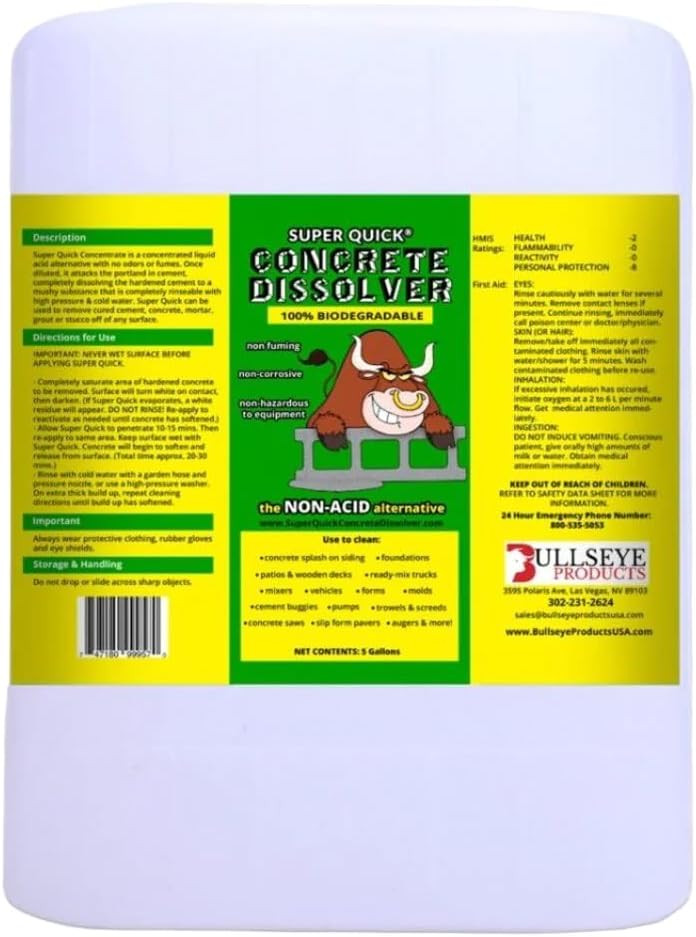 Super Quick NonAcid Concrete Dissolver Construction Materials Group