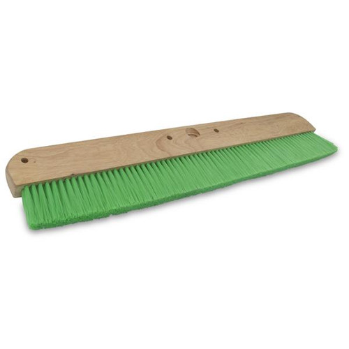 Green Nylon Wood Backed Concrete Broom