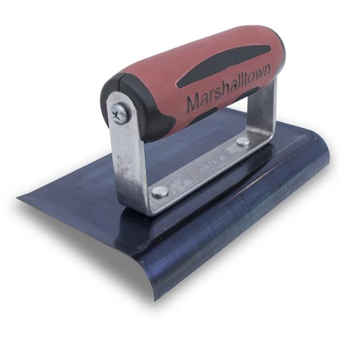 Curved End Blue Steel Hand Edger, 6"