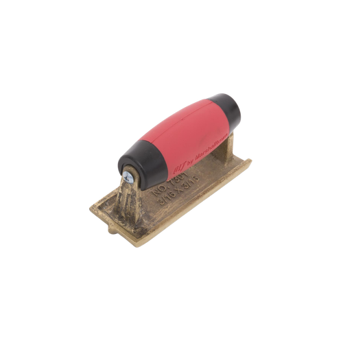 QLT 6" x 4-1/2"  Bronze Hand Groover, 1/2" Radius