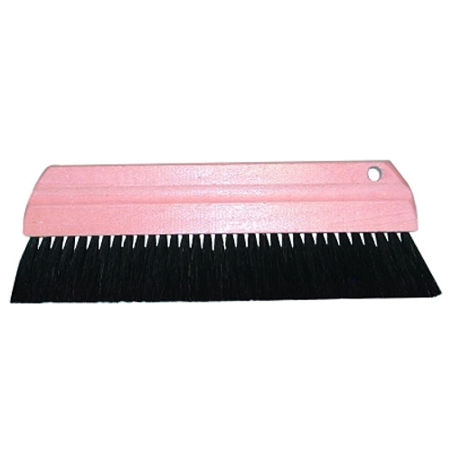 Black Horsehair Concrete Smoother Brush, 12"