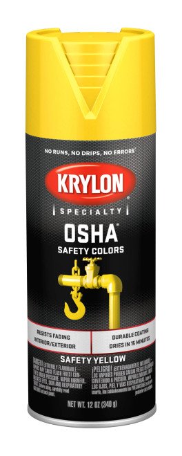 Krylon Specialty OSHA Safety Colors Spray Can 12 oz.