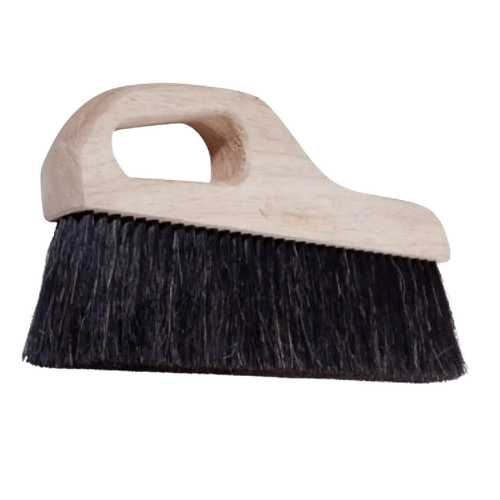 Hand-Held Horsehair Concrete Finishing Brush
