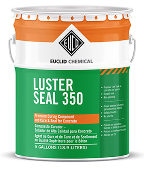 Luster Seal 350 Cure & Seal for Concrete, 5 gal.
