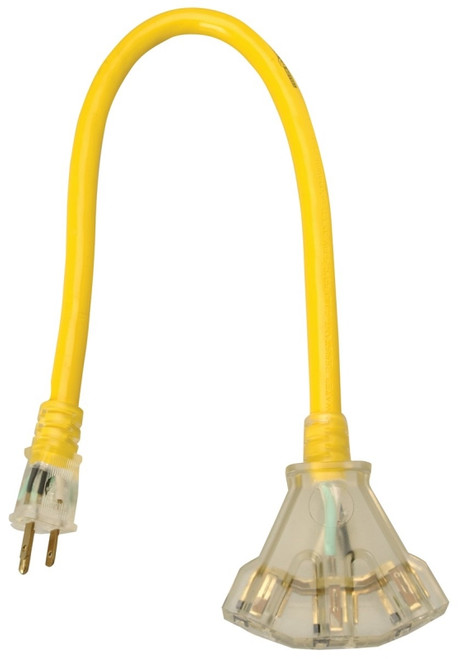 Yellow Jacket 2' Extension Cord