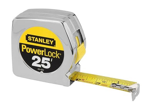 Stanley PowerLock Measuring Tape, 25 ft.