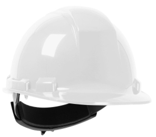 Safety Works Whistler Cap Style White Hard Hat
