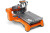 Electrically powered cutting saw for tiles and masonry