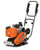 Compacts asphalt and dirt