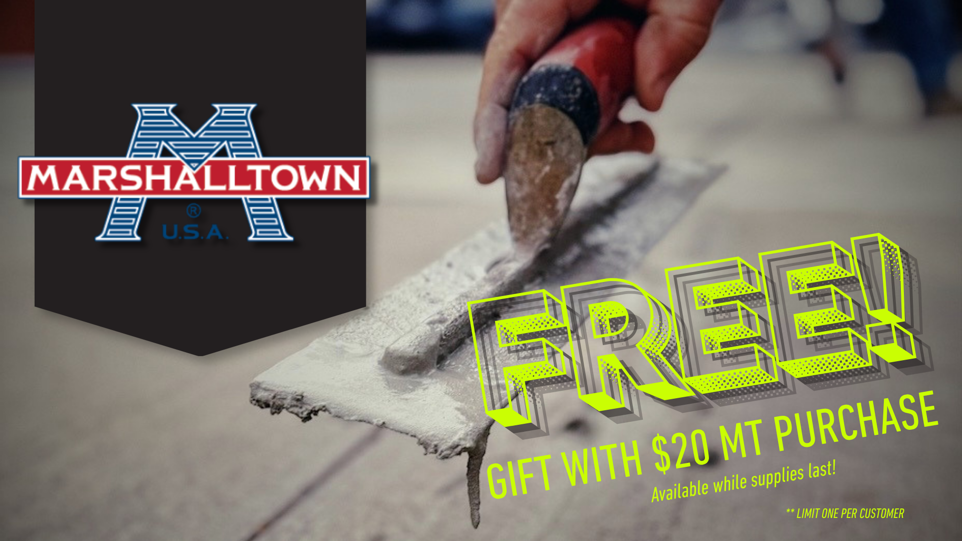 Marshalltown Free Gift Week
