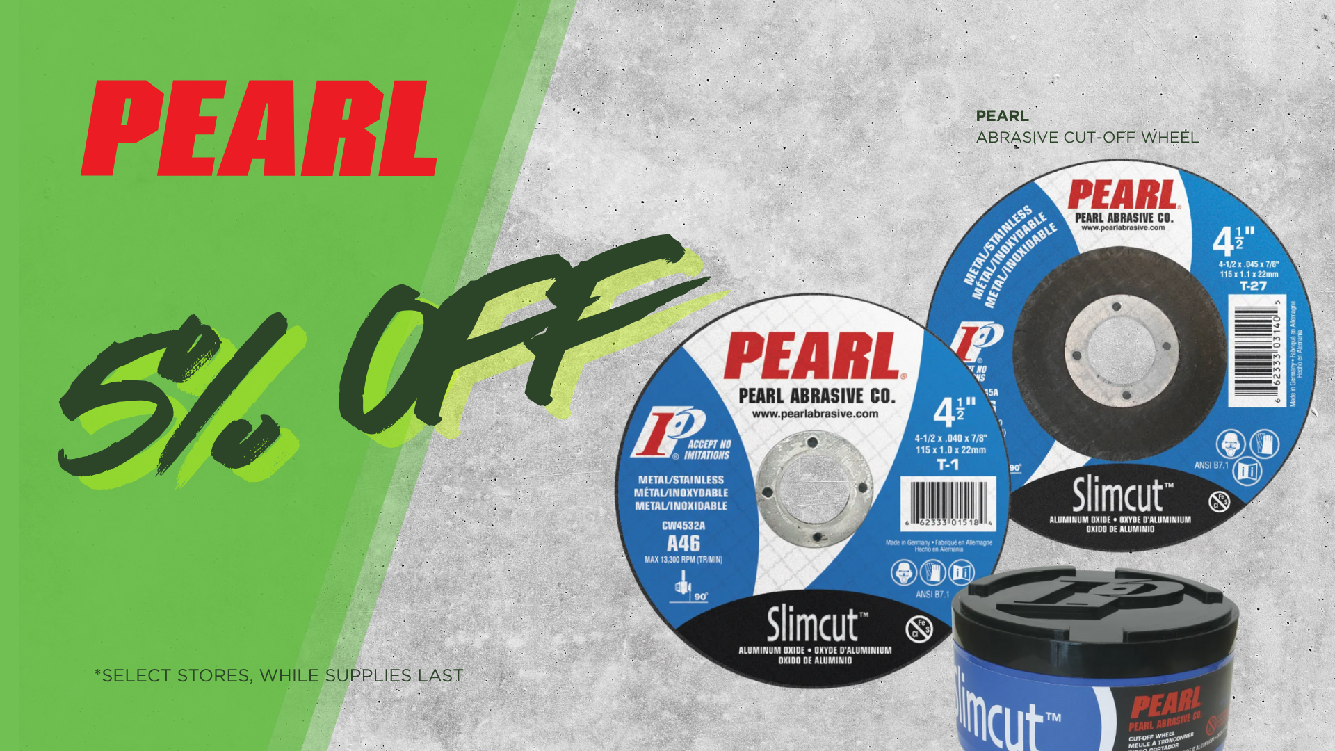 5% off pearl products
