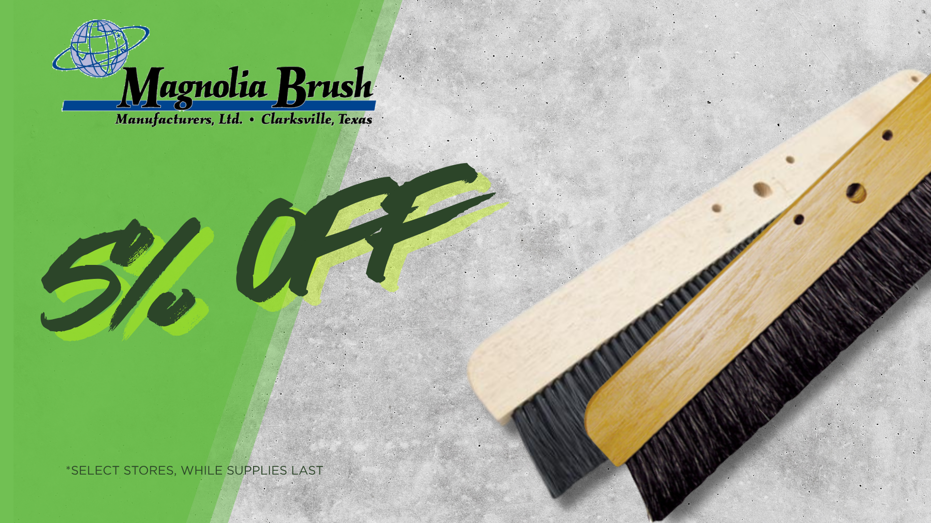 5% off magnolia brushes