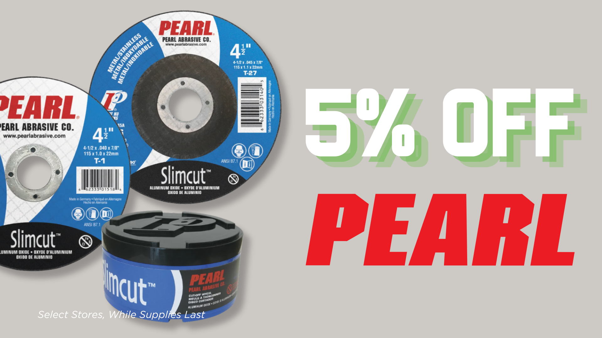pearl 5% off