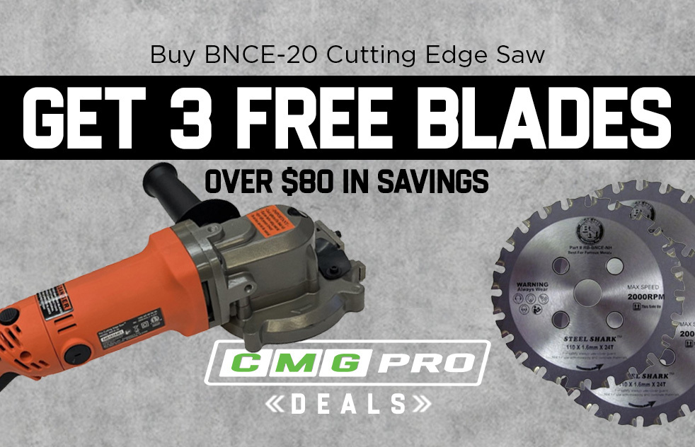 Buy edge saw, get 3 free blades
