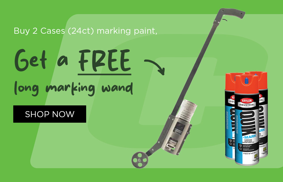 Buy 2 Cases (24ct) marking paint, get a FREE long marking wand