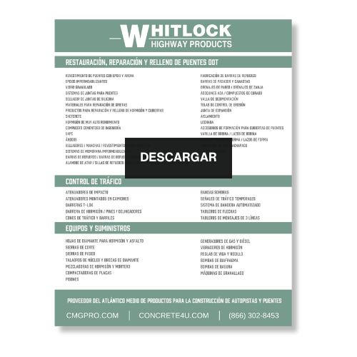 Whitlock Highway Products Flyer (Spanish)