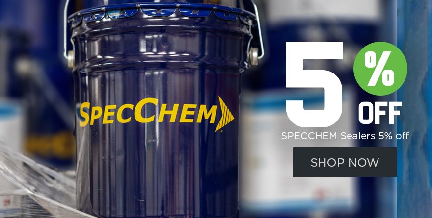 SPECCHEM Sealers 5% off