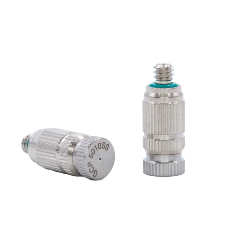 Stainless-Steel Misting Nozzles - 10/24 Thread, Anti-Drip