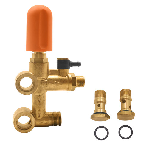 Bertolini APR.I 20: 2000 psi @ 5.5 US gpm Unloader Valve w/ Fixed Injector