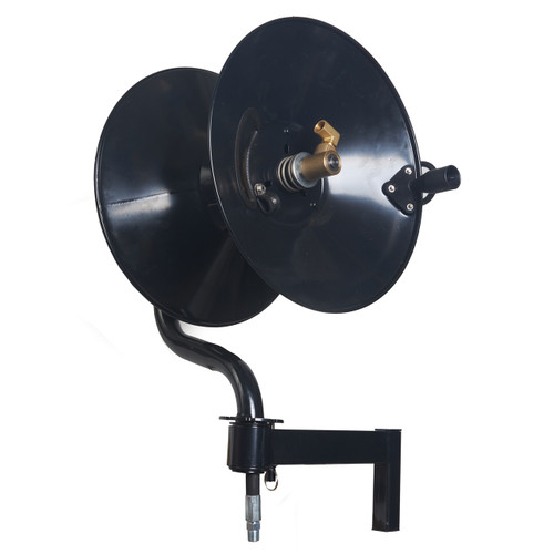 Pivoting Hi-Pressure Hose Reel, 4000 psi, Manual Winding