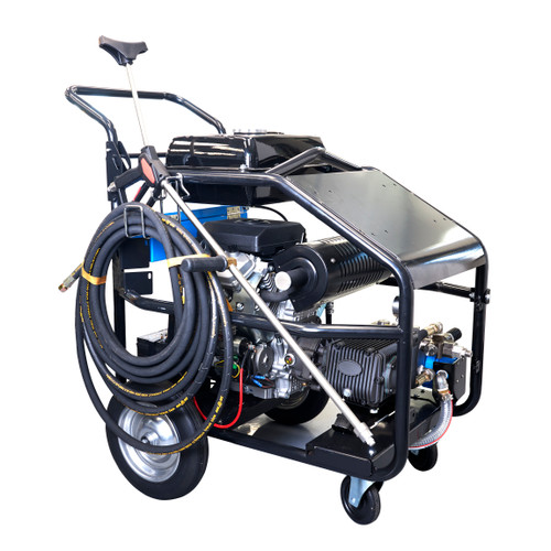 Canpump Commercial Pressure Washer: 22 hp Engine, 6750 psi @ 4.3 US gpm